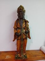 62cm.Asiatische Mandarin Figur aus Keramik, Top Zustand