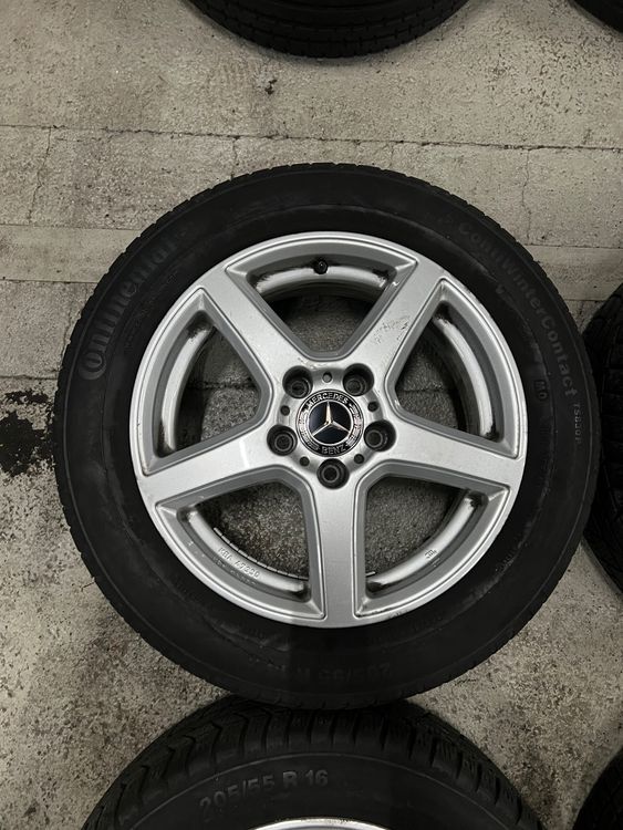 Mercedes Benz W169, W245 Alufelgen 6x16 ET46 Winterräder (Gebraucht) in ...