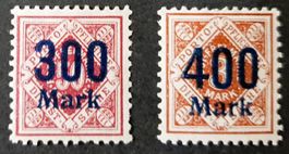 1922 Altdeutschland Dienstmarken Württemberg