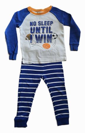 Kinder Pyjama Schlafanzug Gr 86/92 sportdesign
