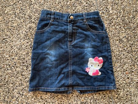 Jupe, Rock, Jeansjupe Hello Kitty ca. Gr. 122