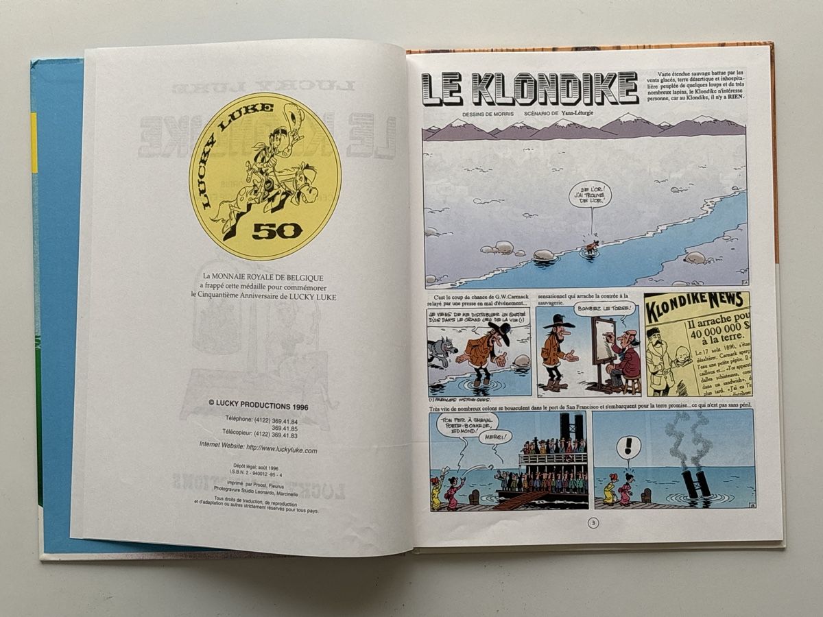Fumetti: Lucky Luke, Le Klondike – Usato da Zürich venduto da Masaiti 4