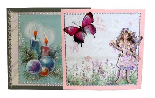 Cartoline: Karte Elfe oder Frohe Festtage – Nuovo (secondo la descrizione) da Schlatt TG venduto da glueckwunschkarte.22