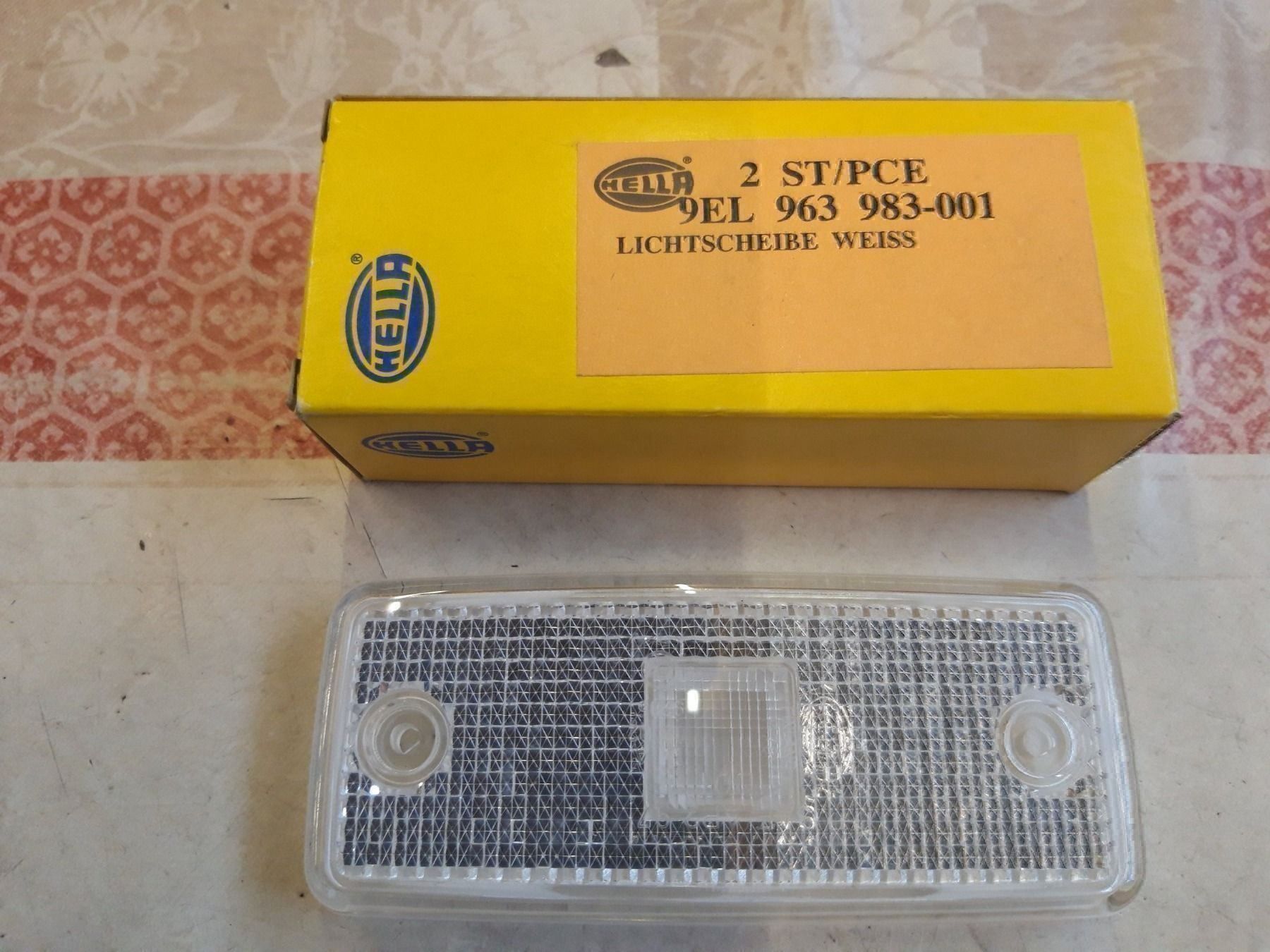Lampade: Hella Lichtscheibe 9EL 963 983-001 – Nuovo e nell'imballaggio originale da Egliswil venduto da norton54