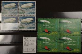 CH - Werbemarken - SBK Nr. 1121-1122 - 4er Block mit ET