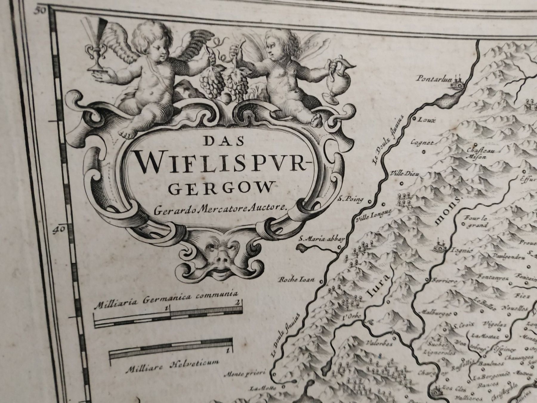 Cartine & Atlanti: Schweiz - "Das WIFLISPUR Gergow"  (Vaud) - 1634 ca. – Usato da Sorengo venduto da 74in 2