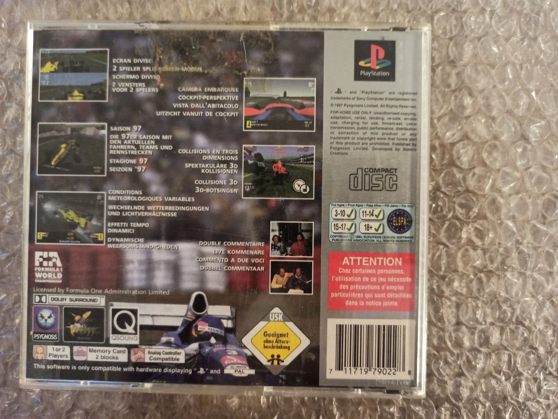 Jeux: Formula 1 97 PS1 – D'occasion à Oberweningen par mar_87mx 1