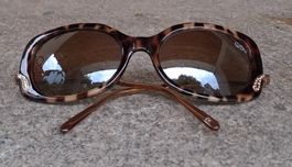 Sonnenbrille-Leopardenmustergestell&silberne Verziehrung