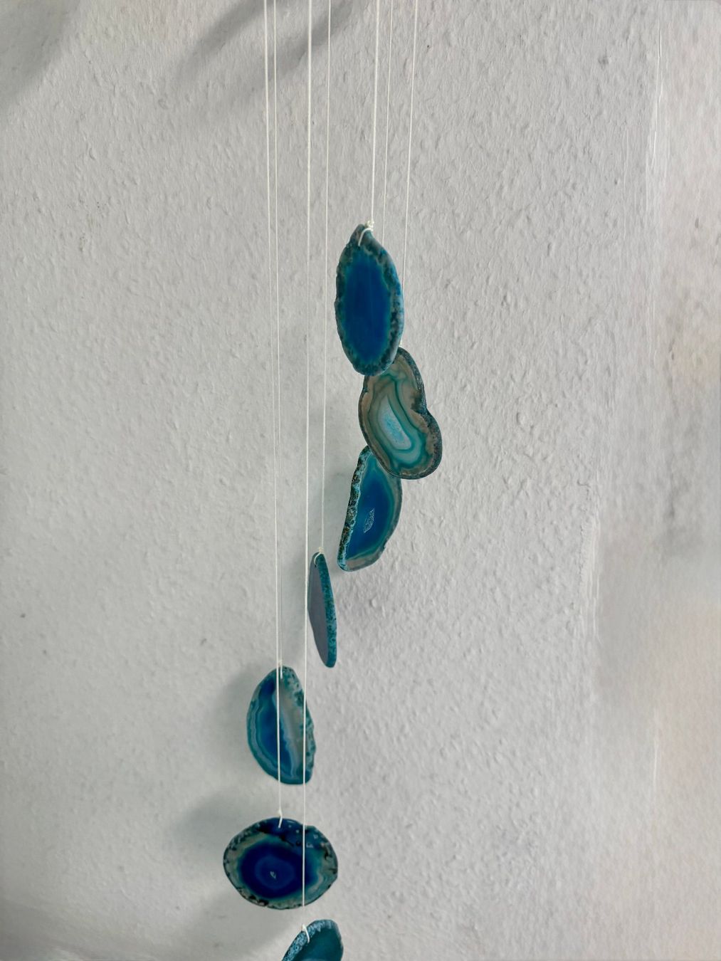 Altro in Decorazioni & Accessori: Windspiel mit Achat-Scheiben blau – Nuovo (secondo la descrizione) da Biberist venduto da tl-schmuck 1