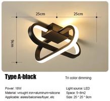 Plafonnier moderne à LEDs pour chambre salon couloir ect...