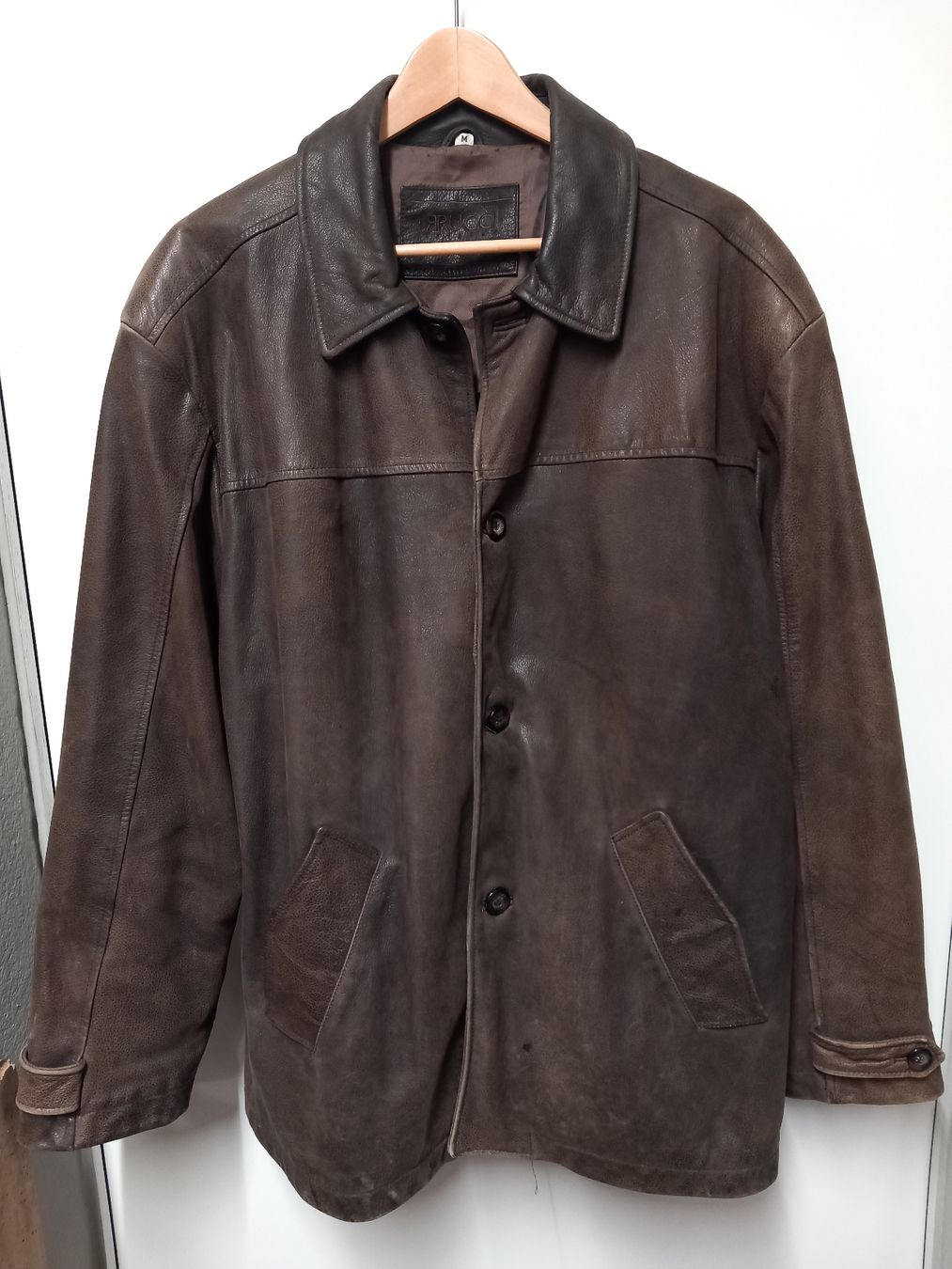 Giacche: Lederjacke Herren Gr.M Rindsleder, braun – Usato da Gwatt (Thun) venduto da umwelt-brocki