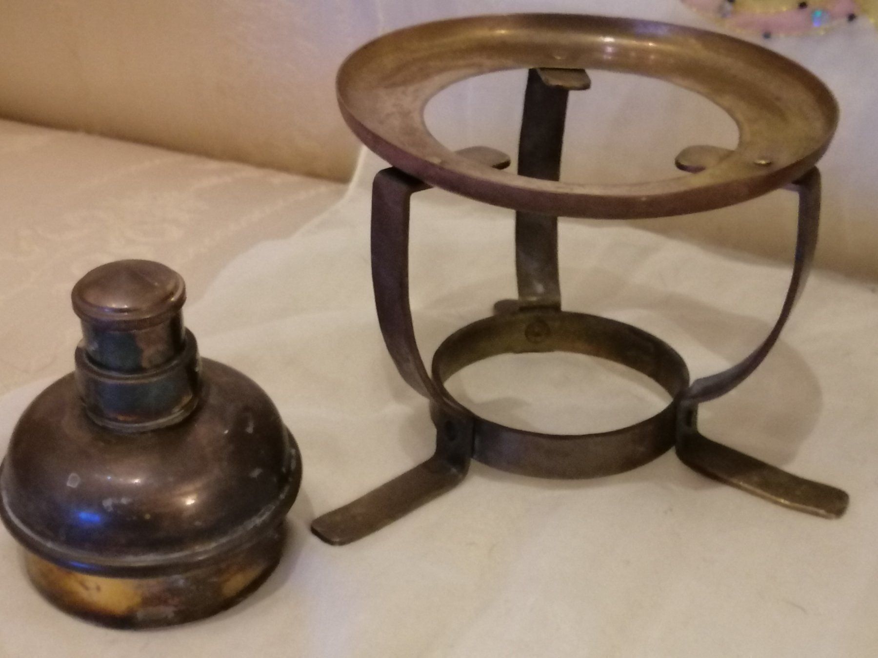 Bollitori: BIEDERMEIER Stöfchen von ca. 1860 – Usato da Rheinfelden venduto da Cleopatra2000 2
