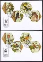 Liechtenstein 2 FDC Serie 1543 -1550 ET Vaduz 9.9.2011