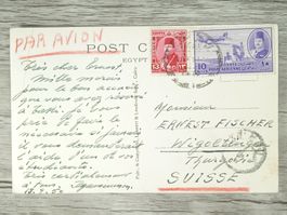 TR05 Enveloppe + Timbre Egypte 1950