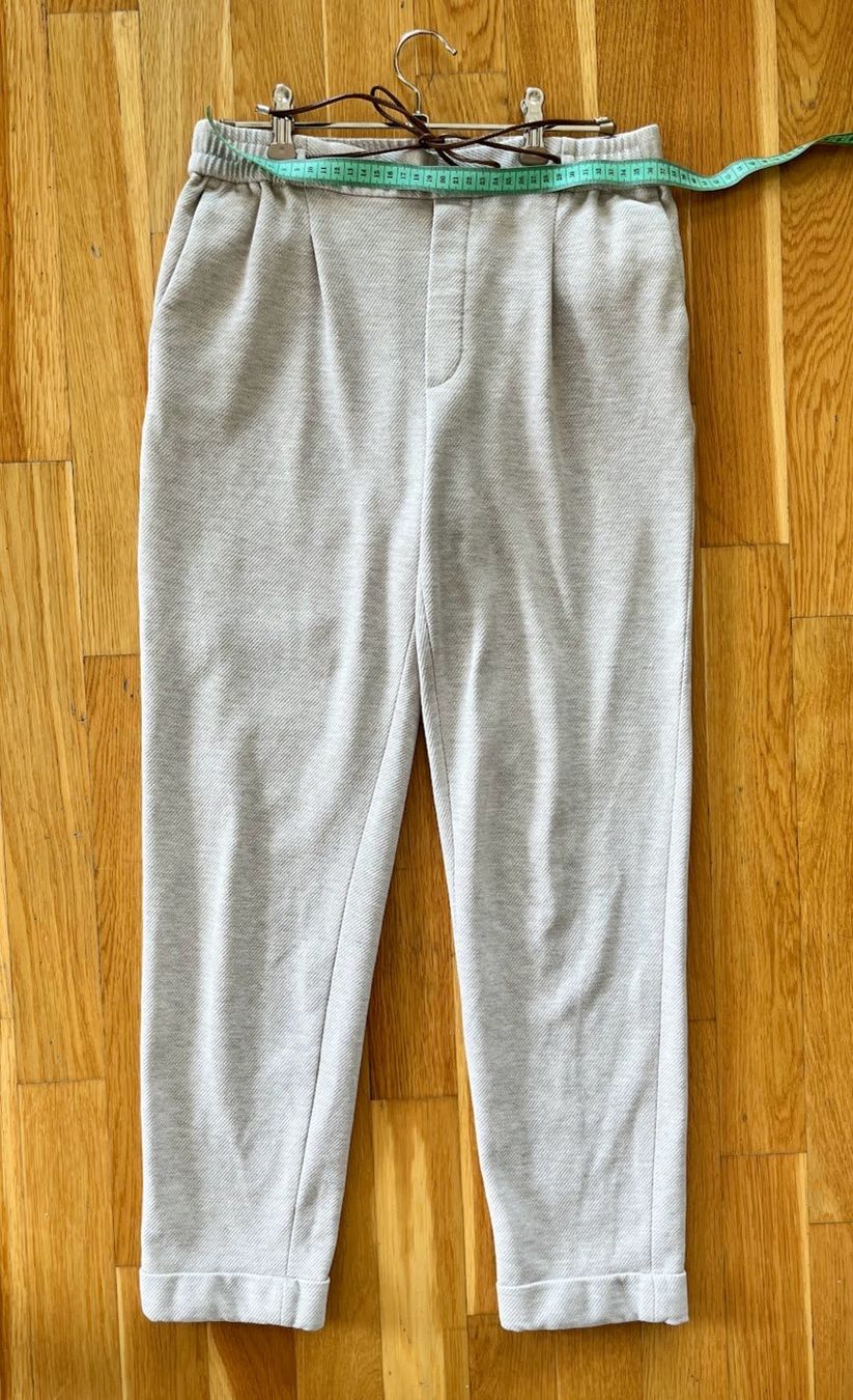 Massimo Dutti Pantaloni: Massimo Dutti Jogger-Hose hellgrau – Gr. 38 – Usato da Kilchberg ZH venduto da sentiera 3