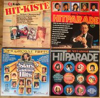 4 Langspielplatten Hit-Kiste Hitparade Grosse Preise