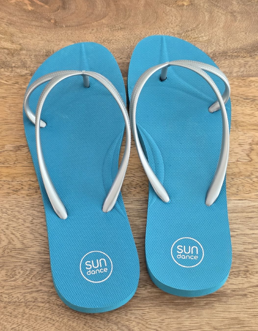 Scarpe da donna: Flip-Flops Sun Dance Tuerkis Silber Damen NEU – Nuovo (secondo la descrizione) da Rheinsulz venduto da Gilea 1