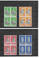 Pro Patria 1940 B3-B6 im Viererblock postfrisch**