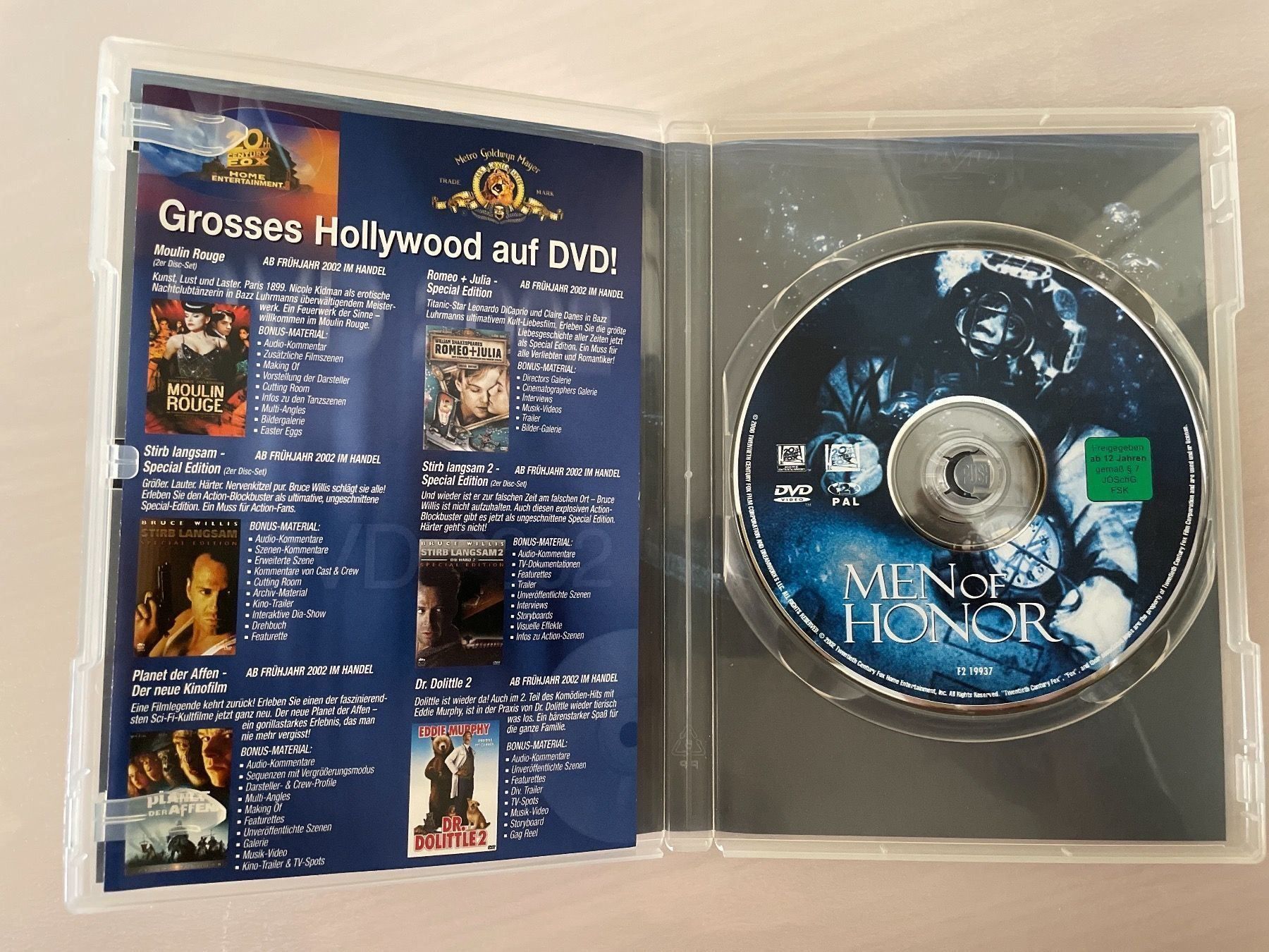 Tutti i DVDs: Men of Honor DVD – Usato da Riehen venduto da M.S.DVD 3