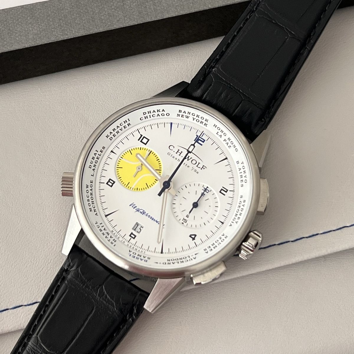 Glashütte Orologi: Glashütte C.H. WOLF – Usato da Villmergen venduto da Swiss2011 1