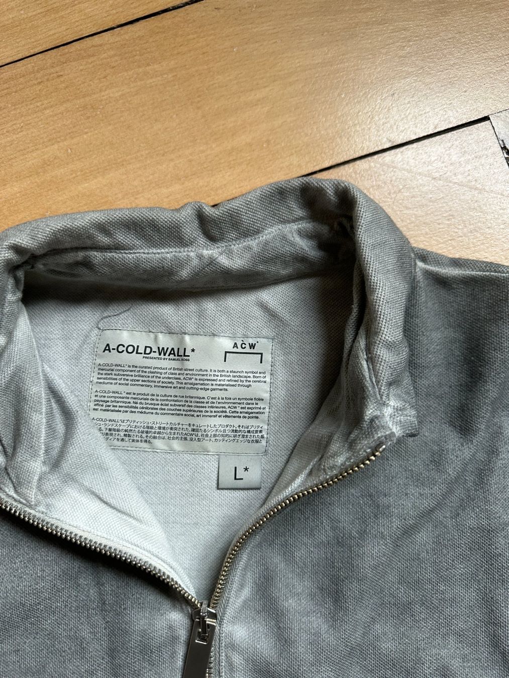 Maglioni & Felpe: A-COLD-WALL - Oberteil grau washed L – Usato da Zürich venduto da Diazaio 3
