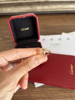 Cartier Love Ring Rose Gold Diamonds