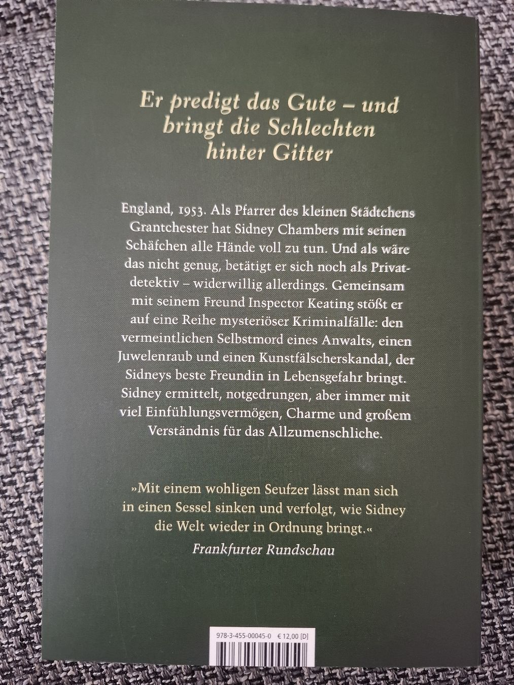 Libri: James Runcie: Der Schatten des Todes - neu – Nuovo (secondo la descrizione) da Rotkreuz venduto da PrelovedPicks 1