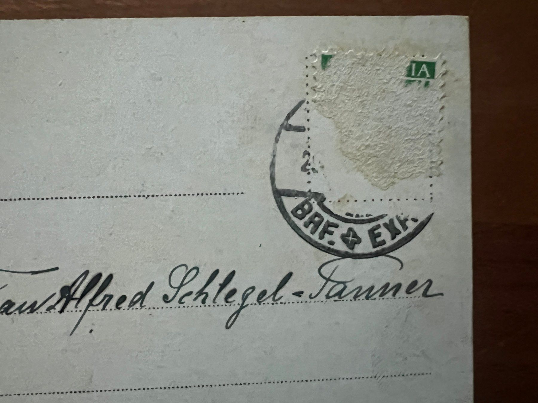 Ansichtskarten: AK  1916 Basel alt       (G2711) – Gebraucht aus Hinwil von Sidi4 1