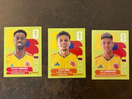Panini COL 4, 12 und 16 Kolumbien