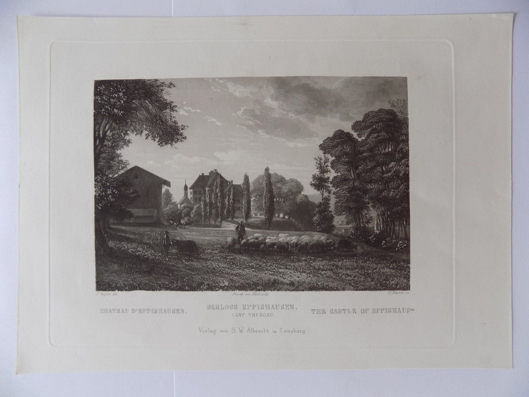 Gravures: Eppishausen Schloss in Erlen – D'occasion à Risch par Rischli15 1