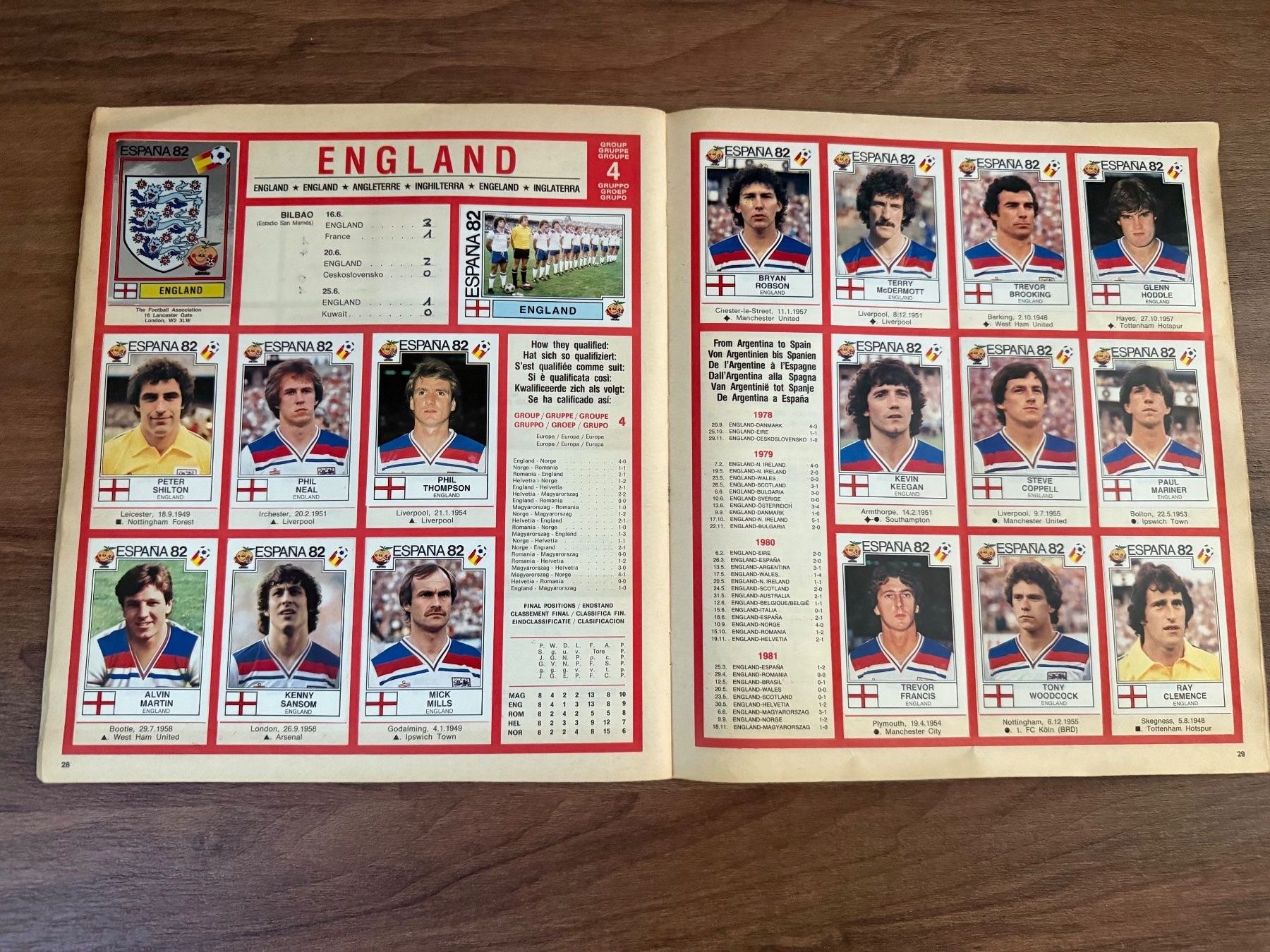 Panini Album: Album Panini WM 1982 - Komplett – Usato da Chiggiogna venduto da TheLegend88 5