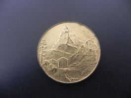 Medaille Matterhorn Ferien in der Schweiz 1957