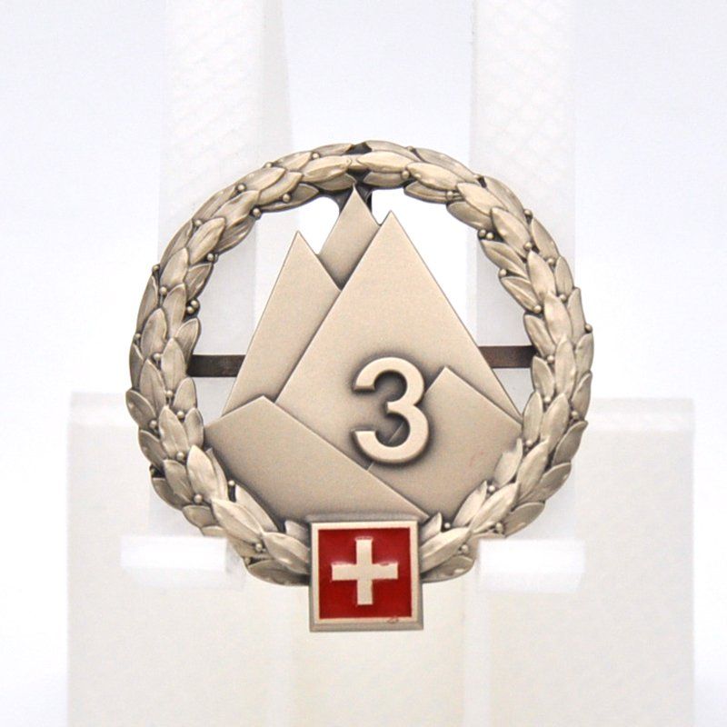 Schweizer Armee Placchette & Badge: Béretemblem Gebirgsarmeekorps 3 – Usato da Uerkheim venduto da fabulafero