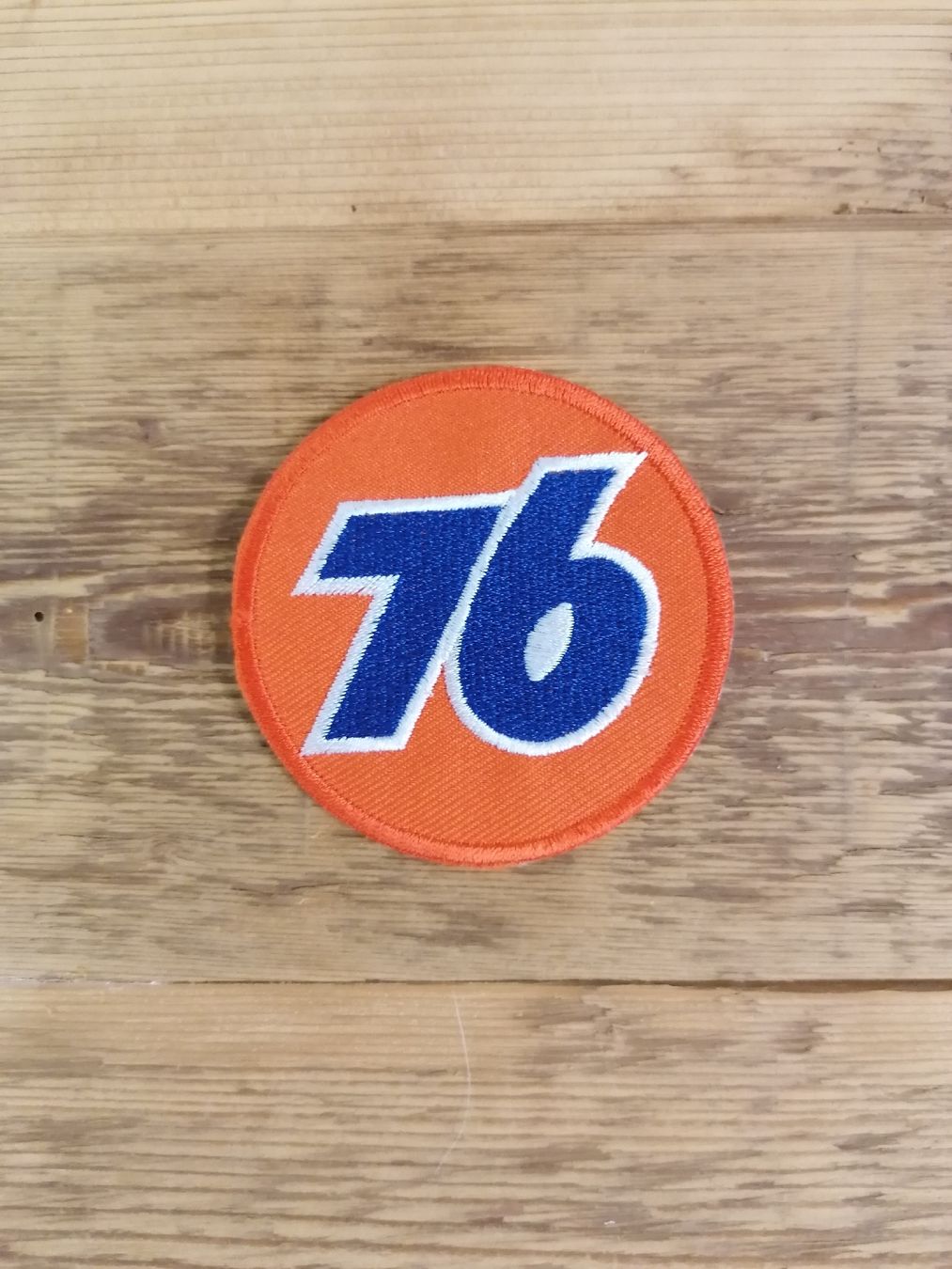 Toppe: UNION OIL "Racing Fuel 76"  Patch /Aufnäher – Nuovo (secondo la descrizione) da Basel venduto da Tresor80