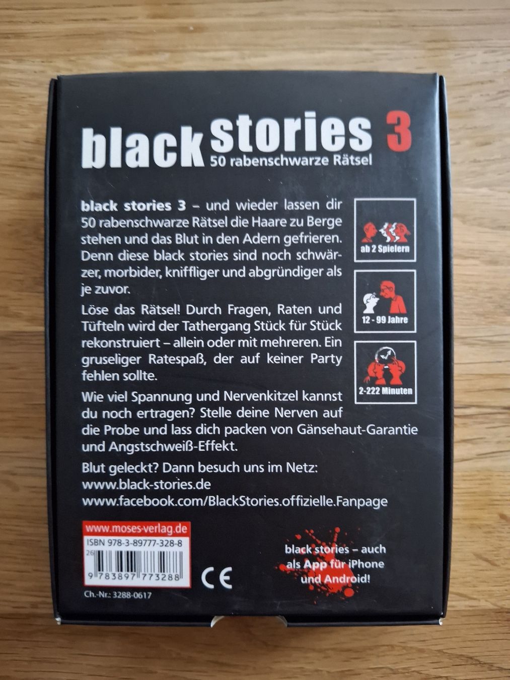 Spiele: Black Stories 3 – Gebraucht aus Zürich von Vordermannd86 1