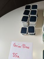 Blau-Grüne Ersatzfarben für Malkasten Wasserfarbe Caran d'Ac