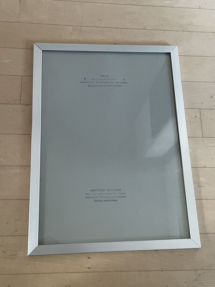Cornici: Alurahmen DIN A3 mit Glas neuwertig – Nuovo (secondo la descrizione) da Dulliken venduto da Emys_1