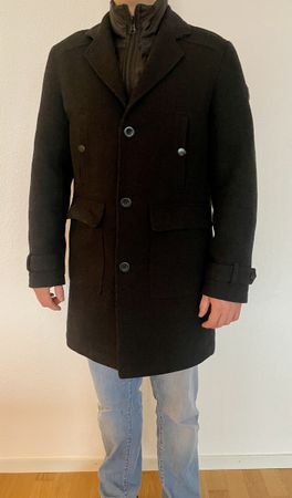 S.Oliver Wintermantel, Schwarz, Grösse S, mit Innenweste