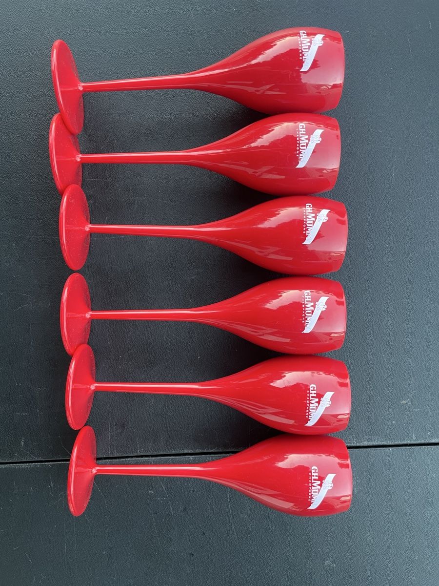 Verres: Set 6 flute champagne Mumm plastic – Neuf (Voir description) à Zürich par gabriel_128 1