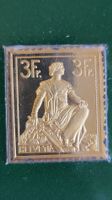 Collection Helvetica 925 Silber vergoldet Briefmarke (LP1)