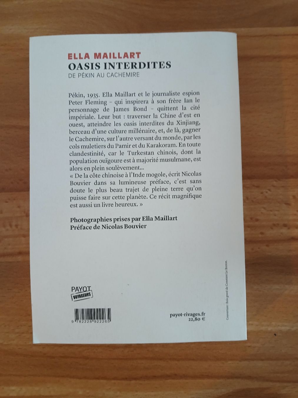 Libri: Oasis Interdites par Ella Maillart, état neuf – Usato da Le Sentier venduto da arc_2thy 1