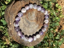 Armband Amethyst matt 8mm