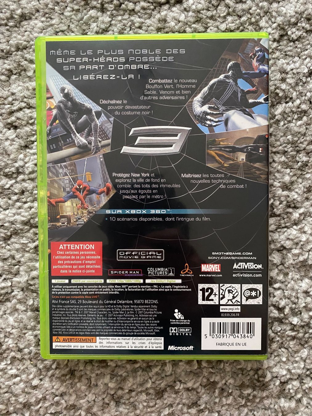 Microsoft Giochi: XBOX 360 - Spider-Man 3 – Usato da Orbe venduto da SNAS9 1