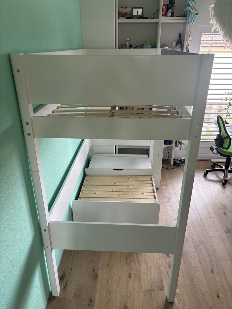 Letti: Flexa Hochbett White – Usato da Riedholz venduto da Elch121 8