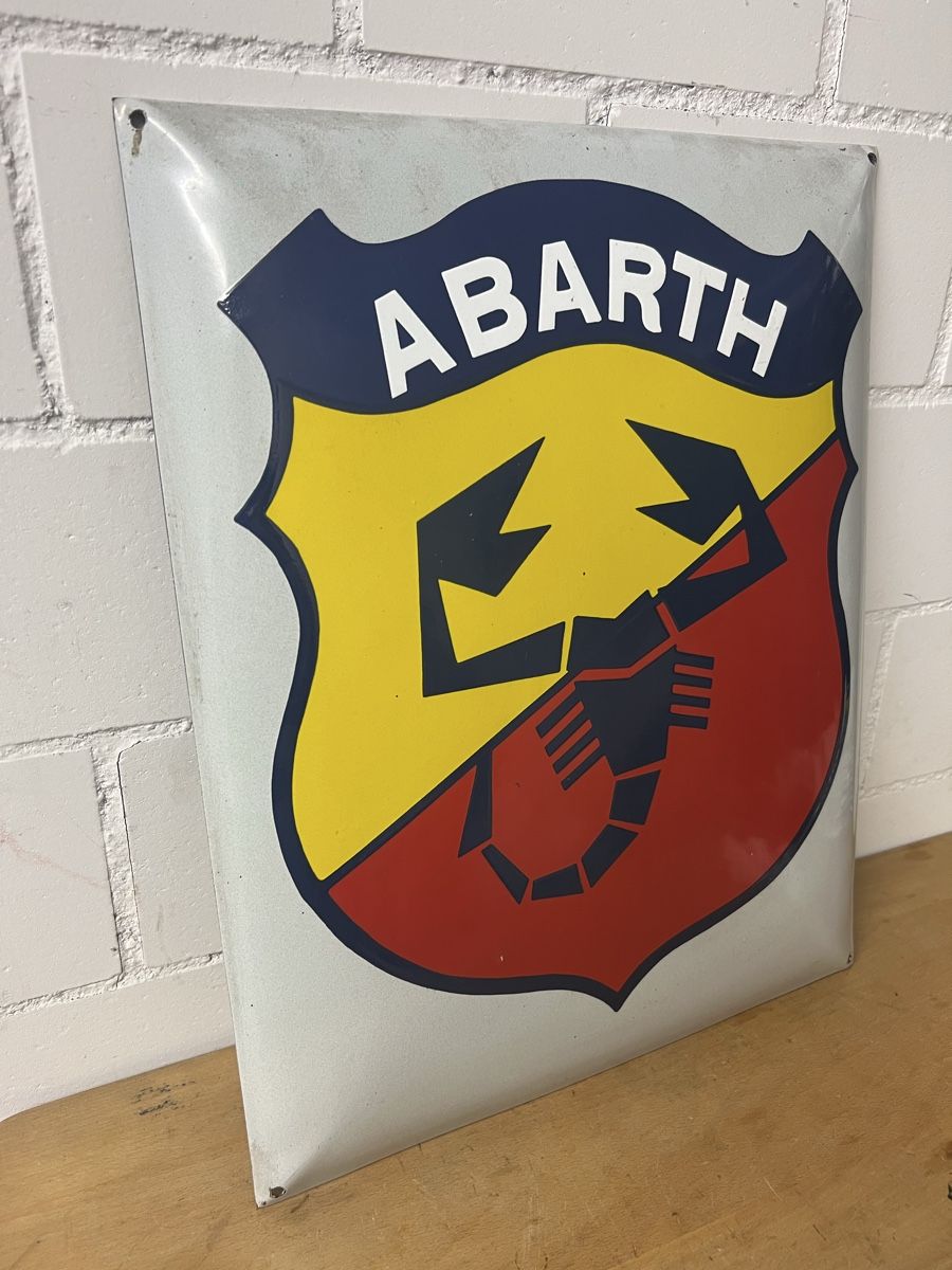 Abarth Schilder: ABARTH Blechschild – Gebraucht aus Holziken von 181281 3