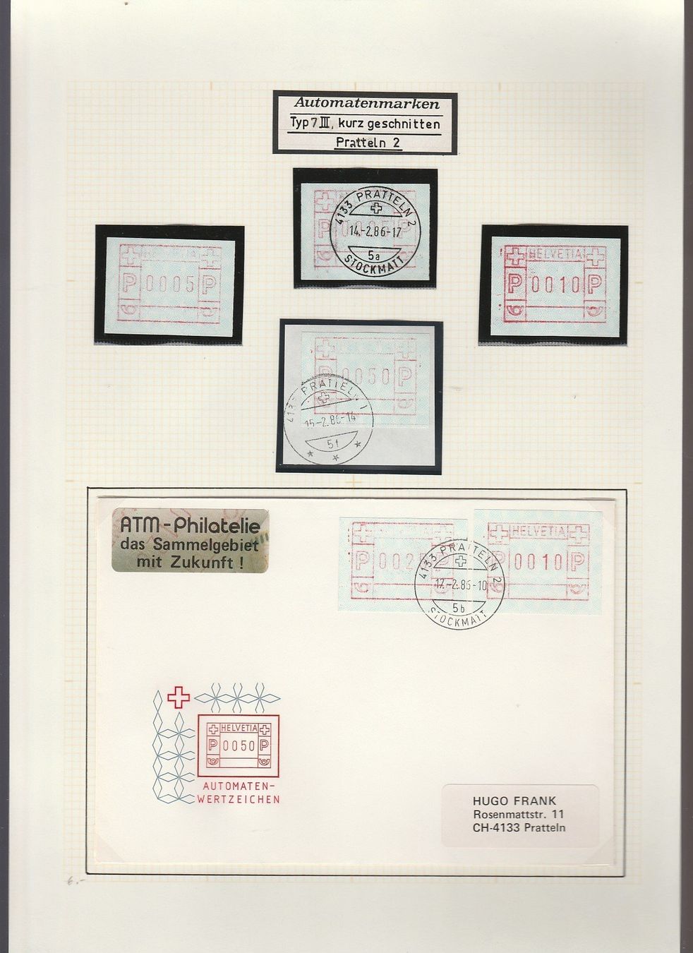 Tous les timbres: 7III kurz geschnitten – D'occasion à Oberglatt ZH par Wiedmi6