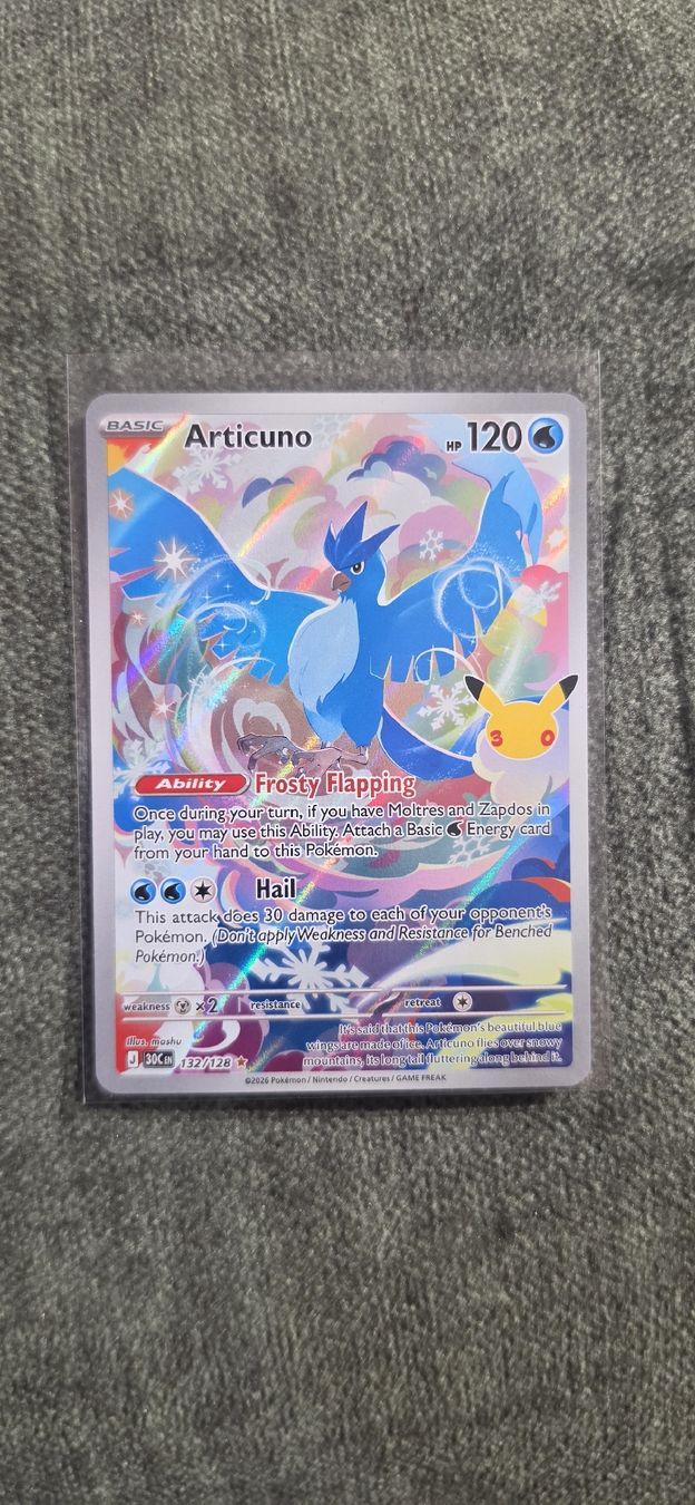 Pokémon Carte collezionabili: Articuno 30th Pokémon  – Usato da Biasca venduto da PokeLo20
