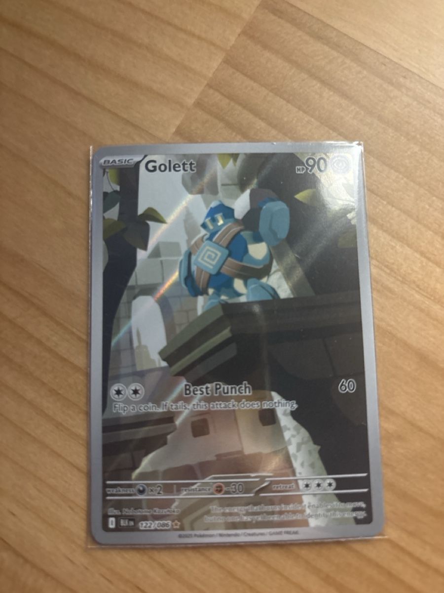 Pokémon Carte collezionabili: Golett IR, Black Bolt, Near Mint – Usato da Bern venduto da Pokescherti