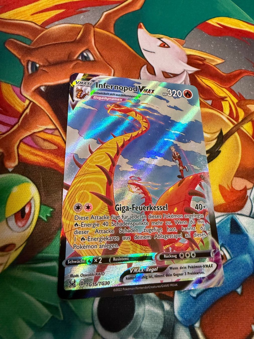 Pokémon Carte collezionabili: Pokemon Infernopod VMAX TG15 – Usato da Zollikofen venduto da JHB_TCG