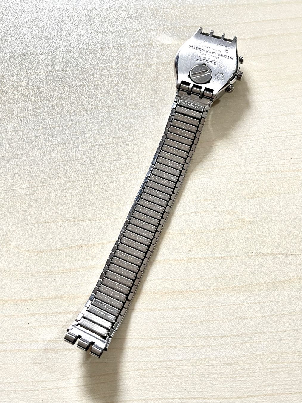 Swatch Orologi: Swatch Irony Chronograph Uhr, Vintage Look – Usato da Grenchen venduto da chththl 8